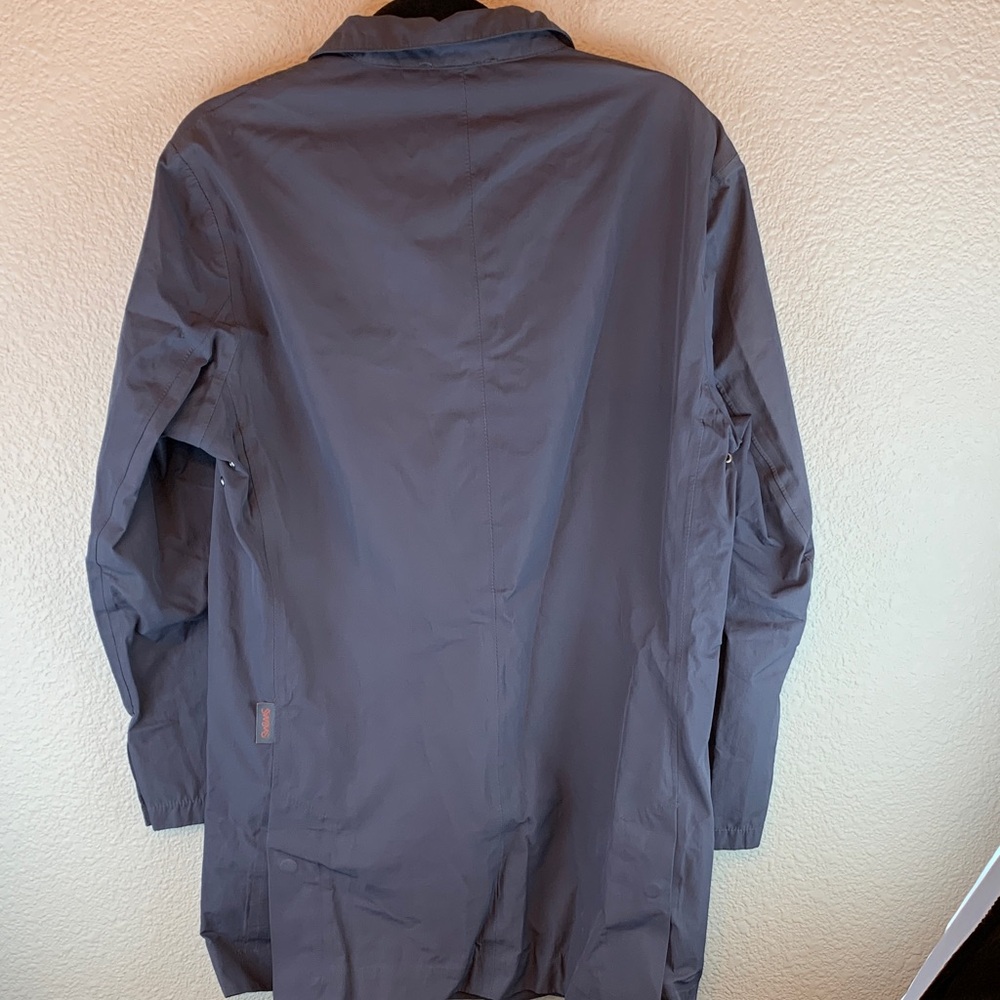 Swims women’s raincoat sz M long button down spring fall preppy career work - Picture 3 of 9